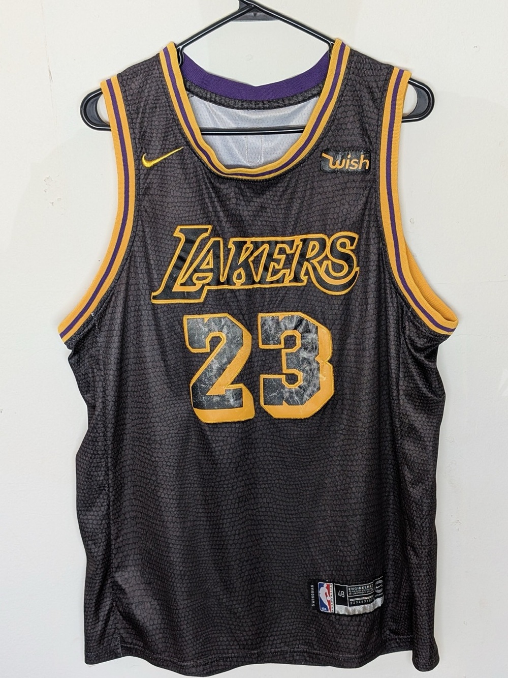 LA Lakers LeBron James #23 Nike Wish NBA Swingman Jersey